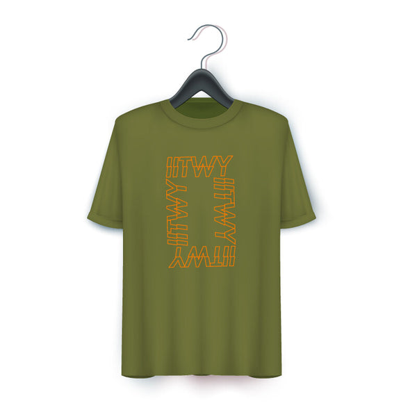 IITWY Connects Tee - Army Green